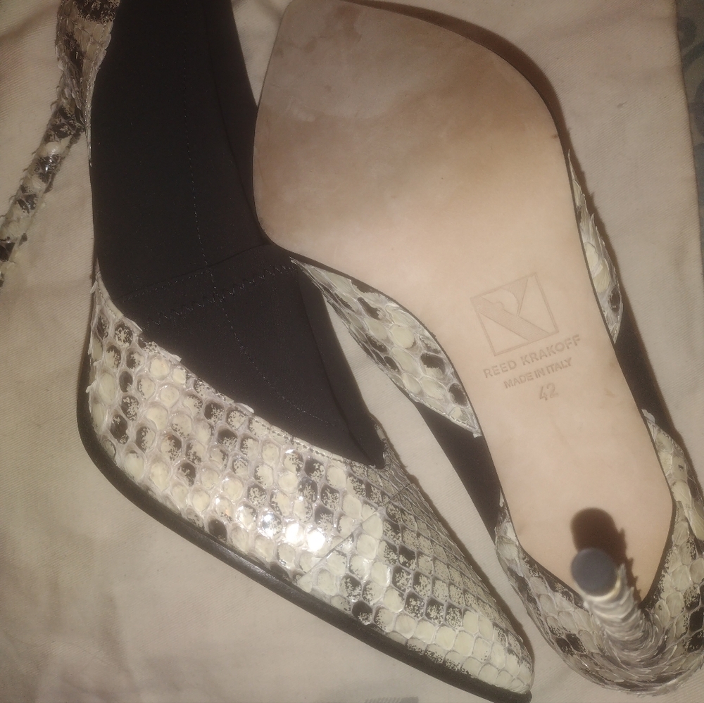 *Exclusive Designer Genuine Python Skin Heels* - image 3